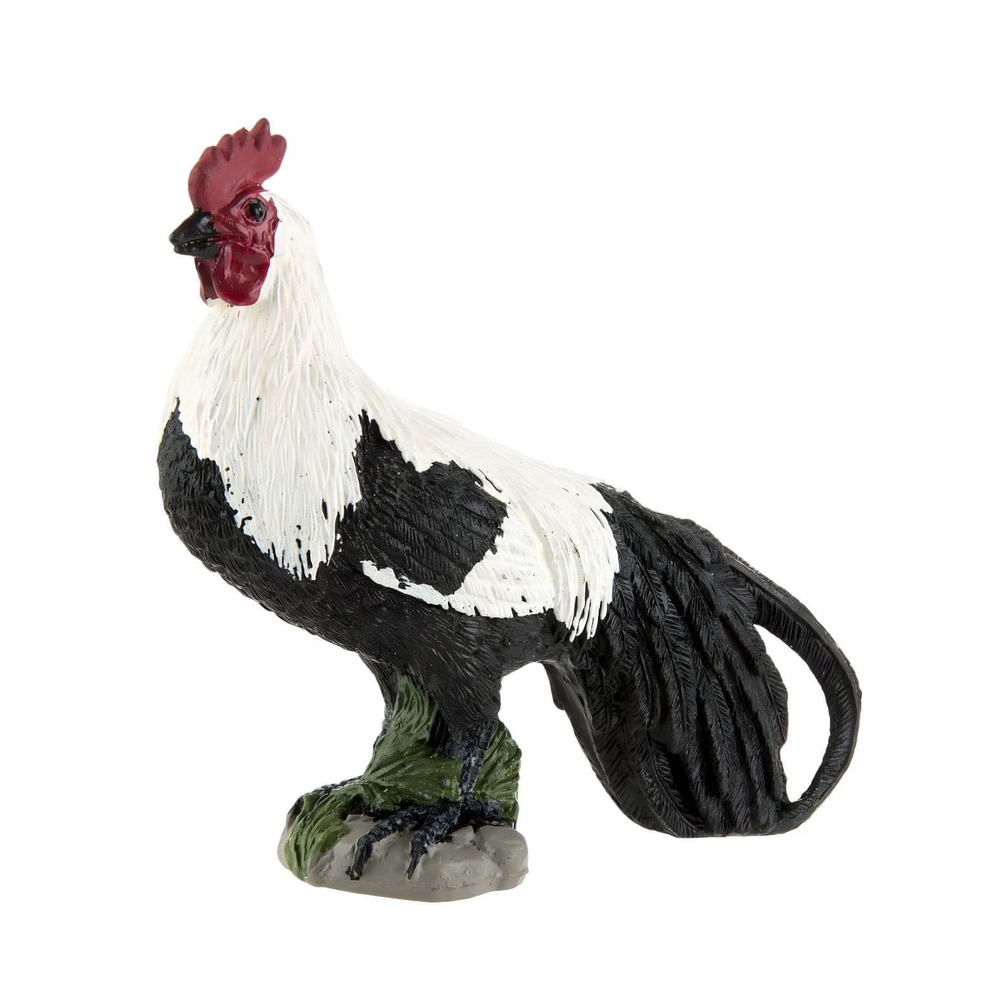 Figura de borracha galo para brincadeiras de quinta e animais domésticos