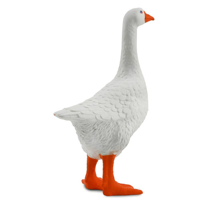 Detail of the Goose rubber figure for farm stories