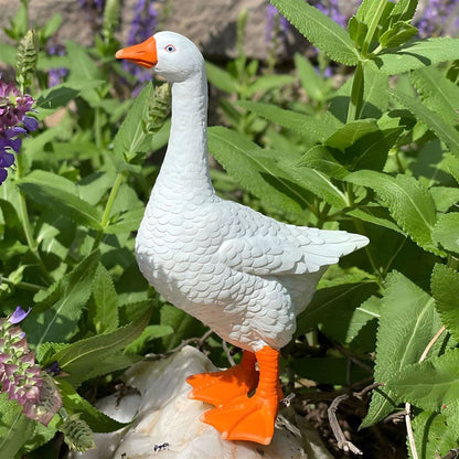 Rubber Goose for animal collections and countryside scenes