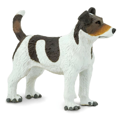 Jack Russell Terrier rubber figure with additional view