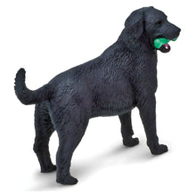 Figura de borracha Labrador preto com vista adicional