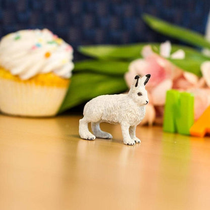 Rubber figure Arctic Hare additional view