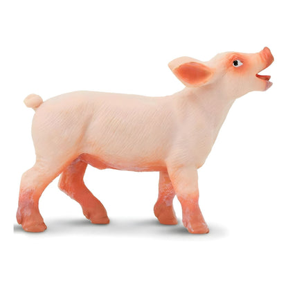 Piglet rubber figure in detail