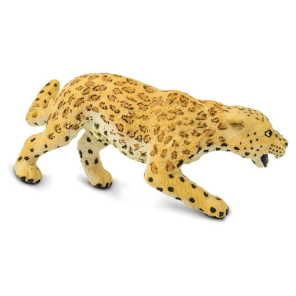 Leopard rubber figure for wildlife play