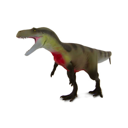 Detail of the Megalosaurus dinosaur rubber figure