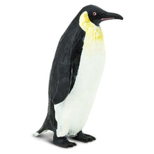 Pinguim Imperador de brinquedo em figura de borracha