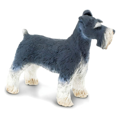 Detail of the rubber Schnauzer figure