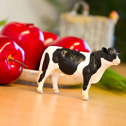 Spotted Holstein Bull toy animal