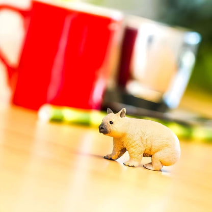 Wombat rubber figure additional view