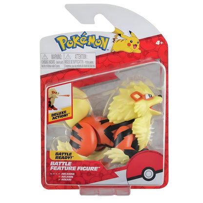 Pokémon Battle Figure - Arcanine with fierce expression and action look