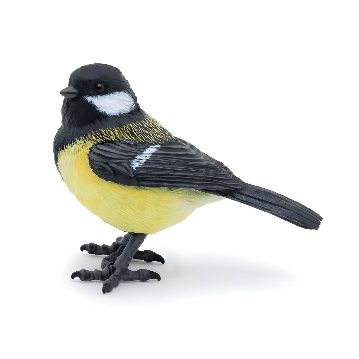 Figura de borracha chapim-azul em vista principal