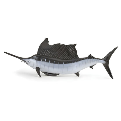 Rubber figure sailfish in main view