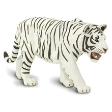 Figura de borracha Tigre Siberiano Branco em destaque