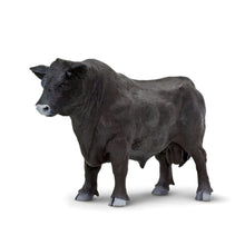 Figura de borracha Touro Angus em destaque