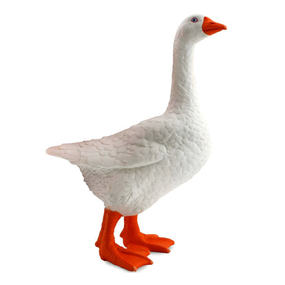 Goose rubber figure for toy animal play