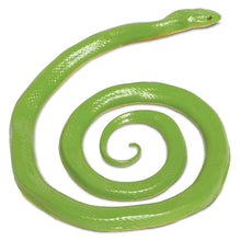 Figura de borracha Cobra Verde em destaque