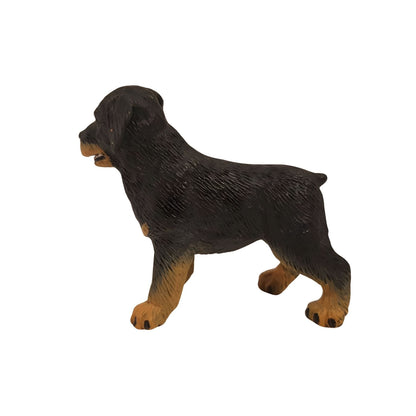Rottweiler Puppy toy in rubber figure
