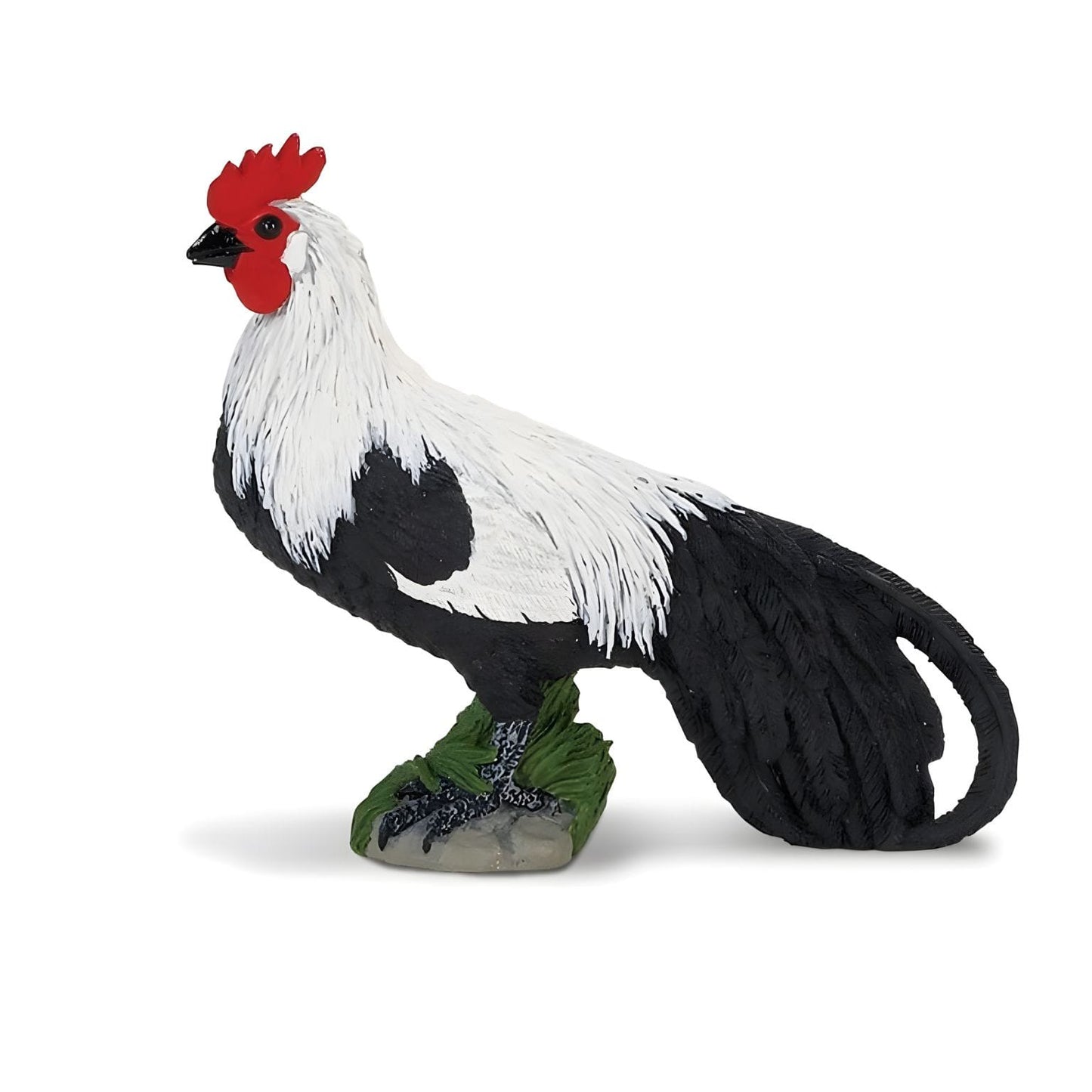Figura de borracha galo para brincadeiras de quinta e animais domésticos