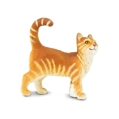 Tabby Cat rubber figure