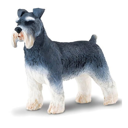 Featured rubber Schnauzer figure