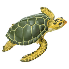 Figura de borracha Tartaruga Verde em vista lateral