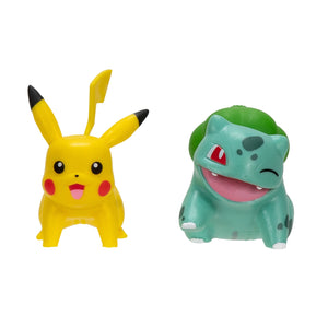 Figuras Pokémon - Pikachu e Bulbasur