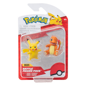 Figuras Pokémon - Pikachu e Charmander