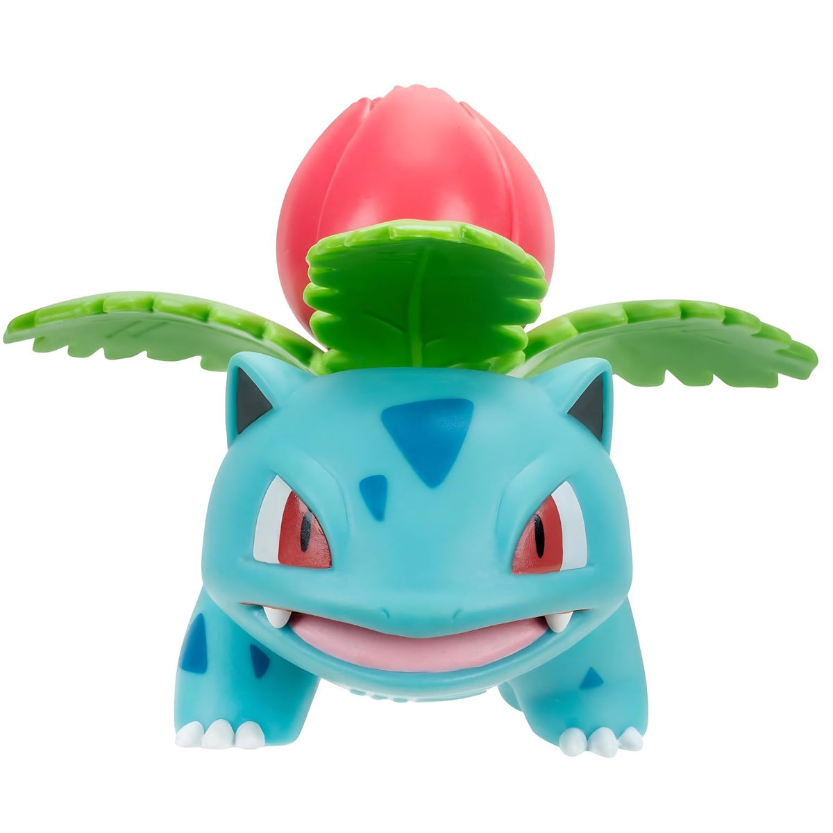 Blue-green Ivysaur Pokémon figure with leaves and a bud on its back