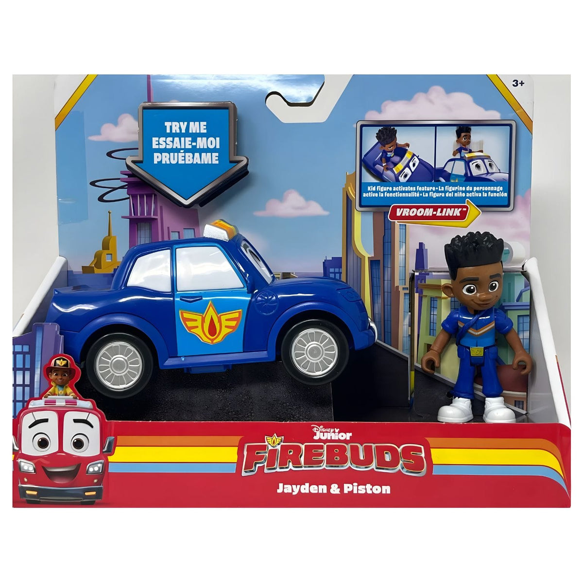 Disney Junior Firebuds Jayden and Piston on a rescue mission