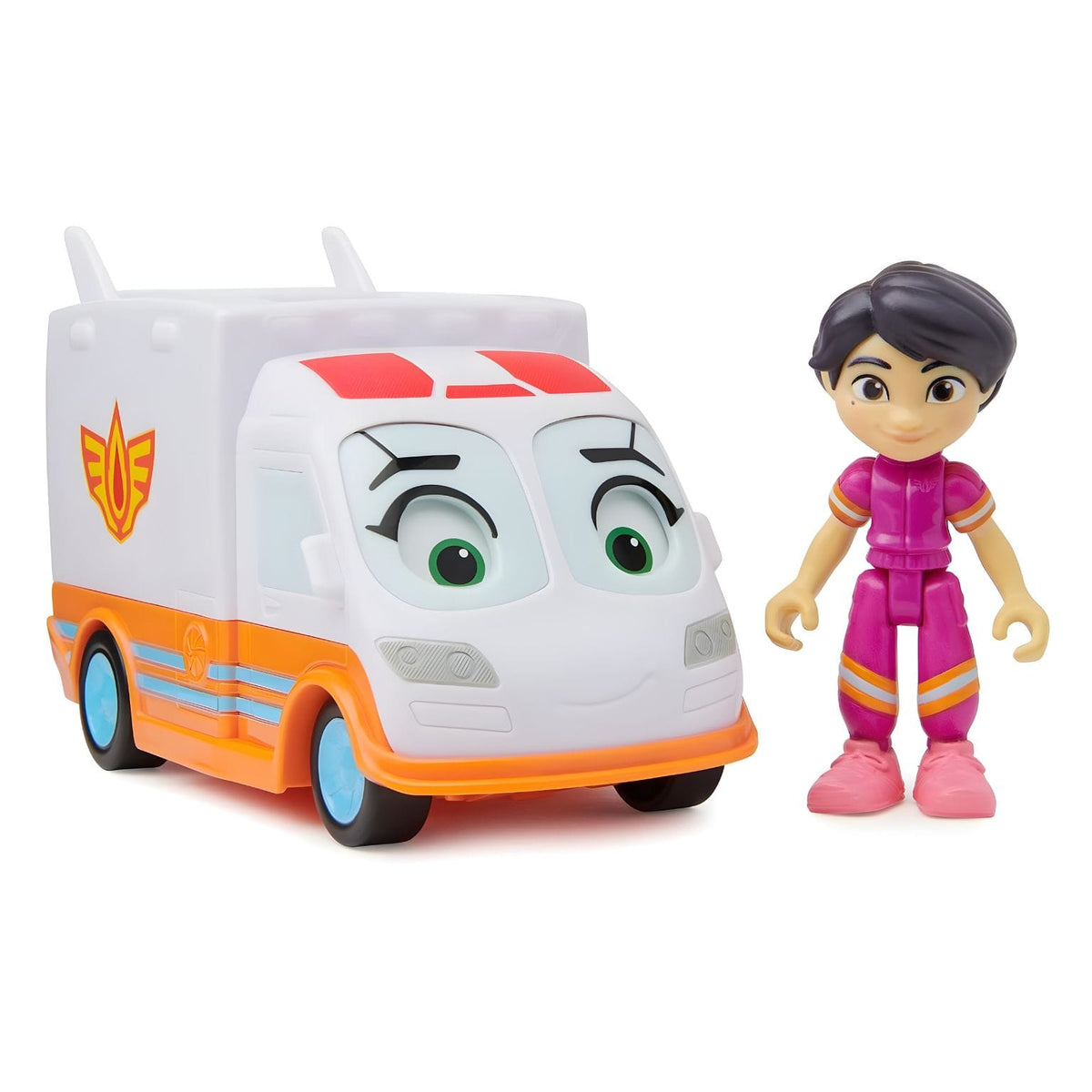 Violet and Axl Firebuds in Disney Junior rescue set