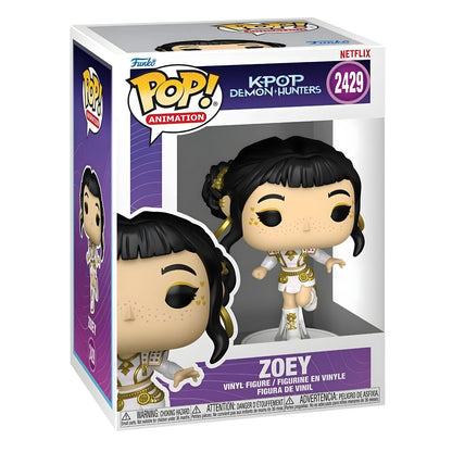 Funko POP K-Pop Demon Hunters Zoey 2429 in collector's box