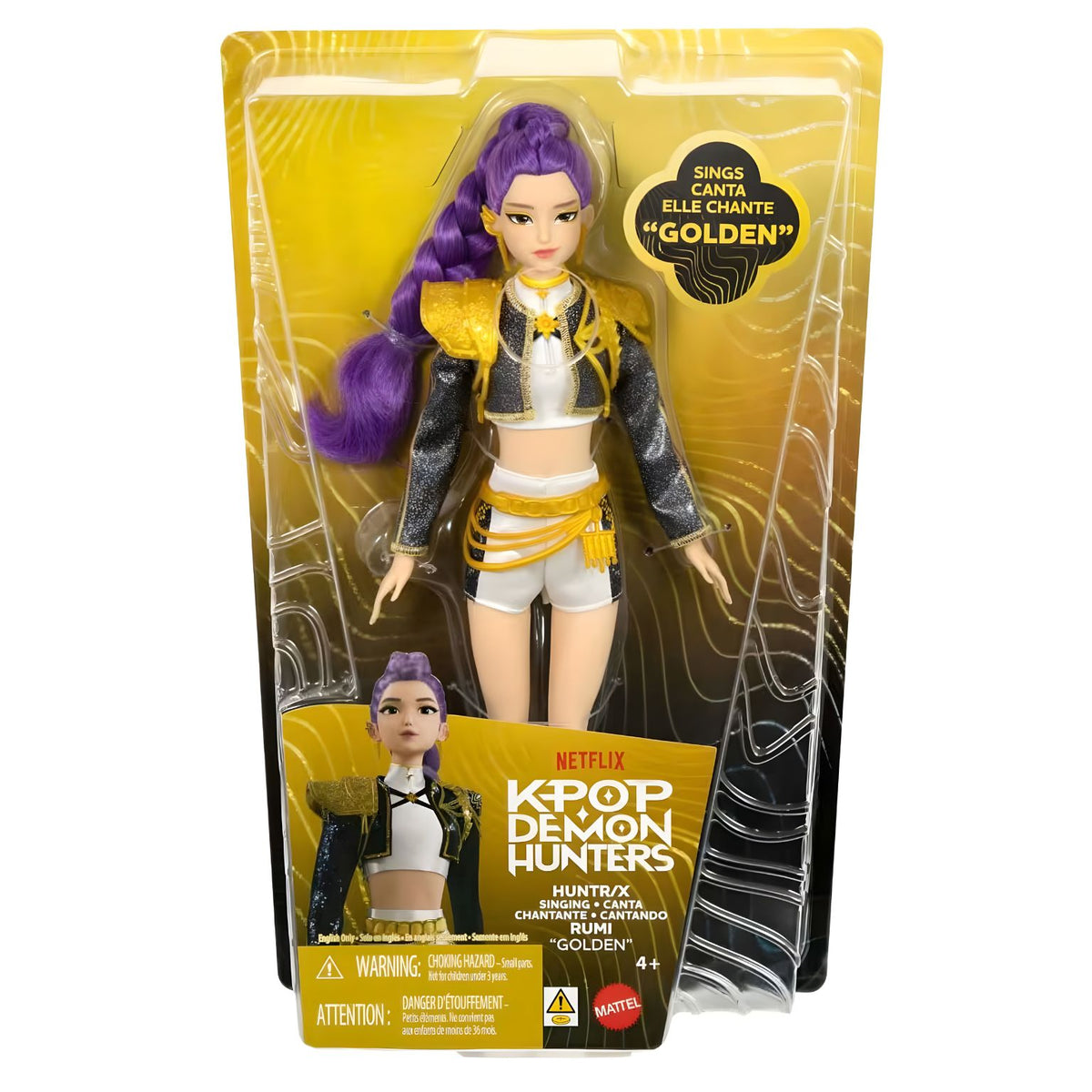 Boneca Musical Rumi Golden das Guerreiras do K-Pop