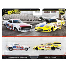 Hot Wheels 72 Plymouth Cuda FC Rob N Pinks pack Car Culture dois carros de corrida