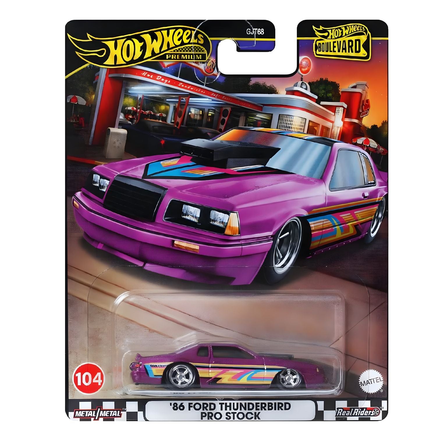 Hot Wheels Boulevard - 86 Ford Thunderbird Pro Stock