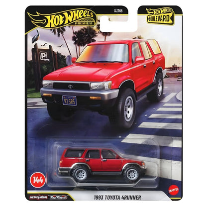 Hot Wheels Boulevard Toyota 4Runner 1993 red miniature 4x4 off-road style