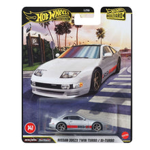 Hot Wheels Nissan 300ZX Twin Turbo cinzento com faixa vermelha Hot Wheels Boulevard