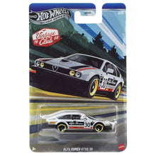 Hot Wheels Silver Series Alfa Romeo GTV6 1968 em embalagem colecionável vista principal