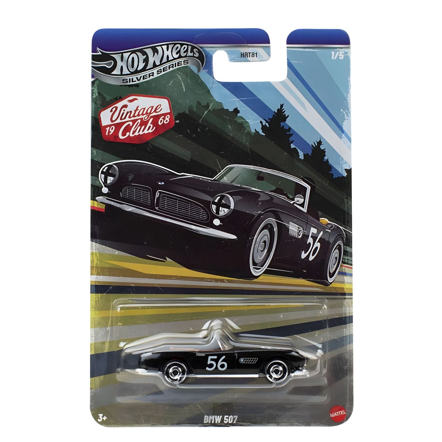 Hot Wheels Silver Series BMW 507 em embalagem colecionável vista principal