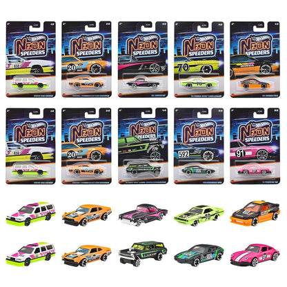 Hot Wheels Neon Speeders Mattel colorful cars with random shipping