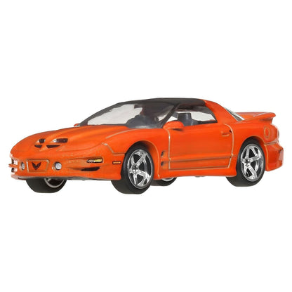 Hot Wheels Pontiac Firebird 2002 orange miniature sports car