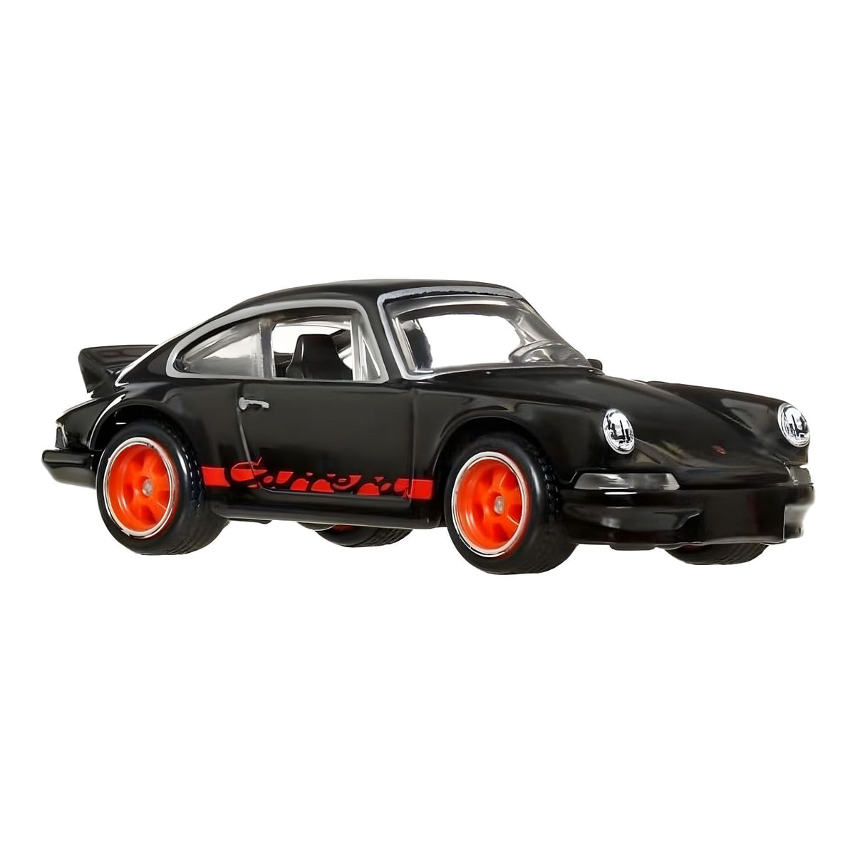 Hot Wheels Boulevard Porsche 911 Carrera RS 2.7 with black finish and Real Riders wheels