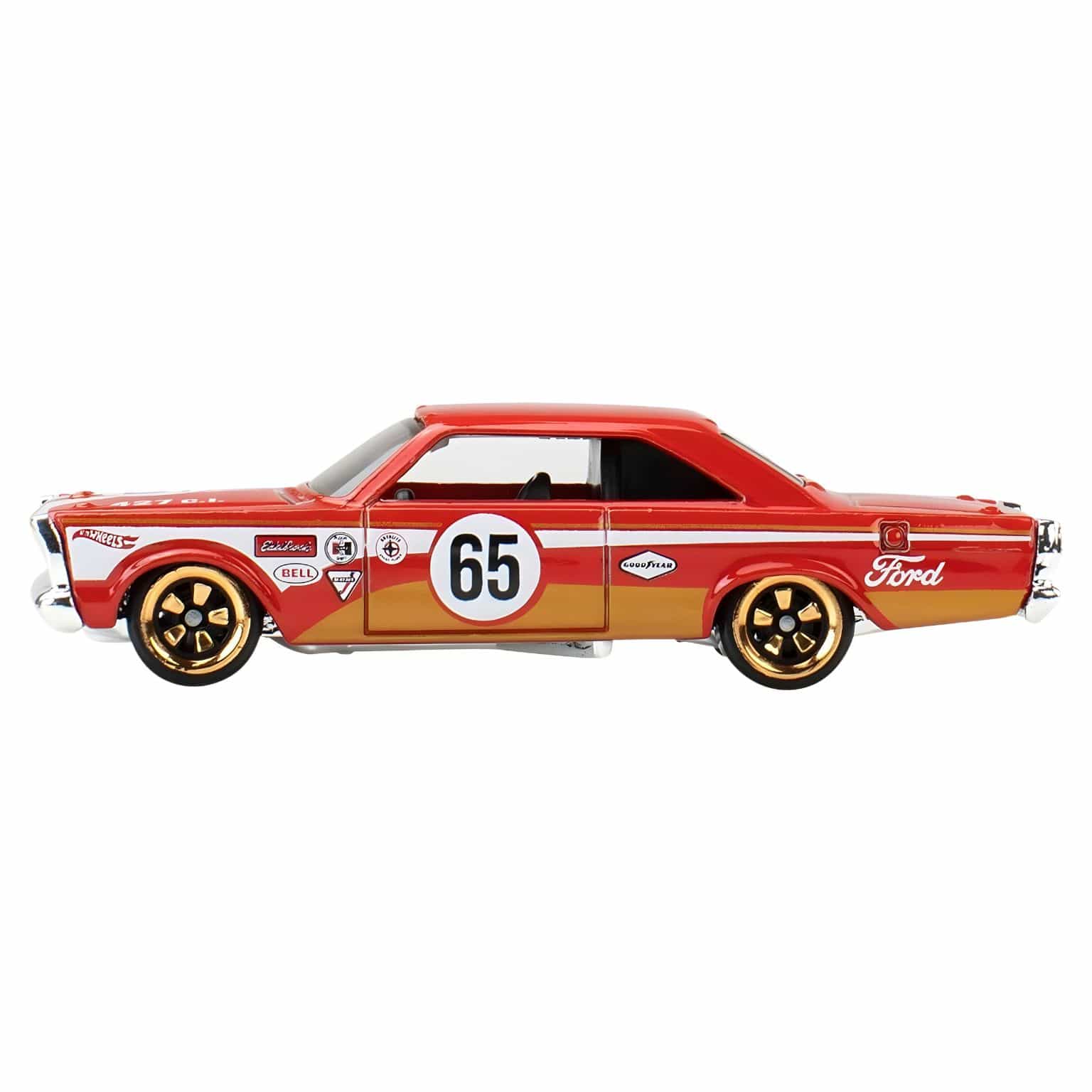 Hot Wheels Silver Series Ford Galaxie 65 em embalagem colecionável vista adicional 2