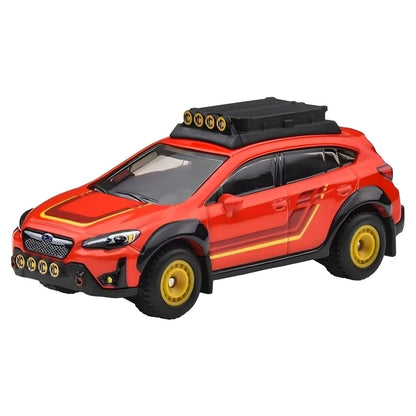 Hot Wheels Subaru Crosstrek red and 2018 Toyota 4Runner white adventure car set