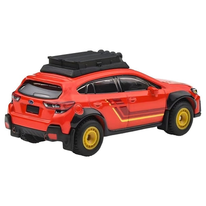 Hot Wheels Subaru Crosstrek red and 2018 Toyota 4Runner white adventure car set
