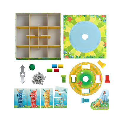 Game The Dinosaur Construction Team - box contents
