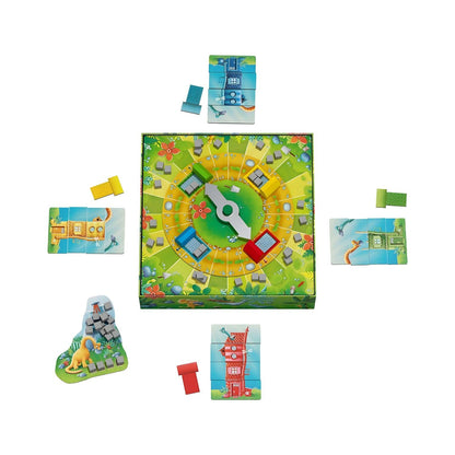 Game The Dinosaur Construction Team - game components