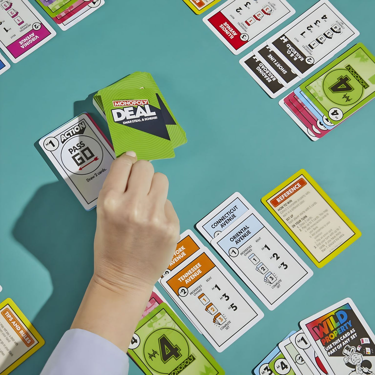 Hasbro Monopoly Deal in English, additional product presentation image
