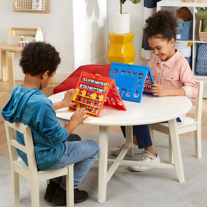 Detail of the Guess Who? game for observation play