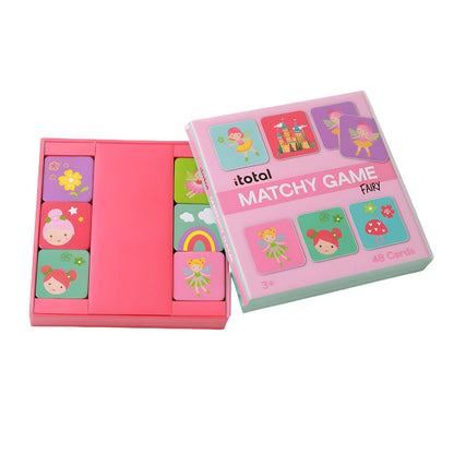 Children's memory game with Fairy Tale theme and illustrated pieces
