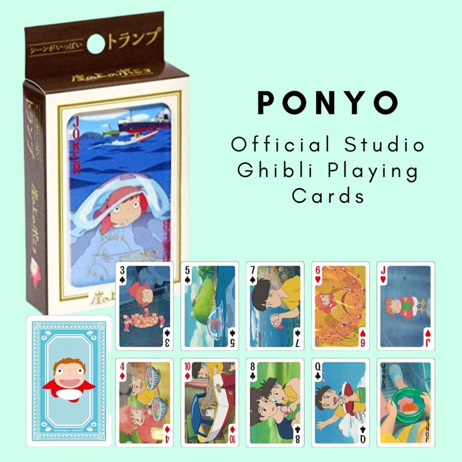 ogo de cartas Ponyo Studio